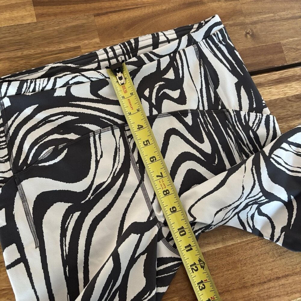 Lululemon Swift Speed HR Crop 21" Jacquard Leggings Women’s Size 10 Sporty Gym - Picture 5 of 16